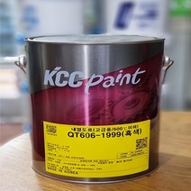 KCC QT606-1999 내열페인트 4L 600도 난로 보일러, 흑색, 4000ml