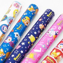 유치원 졸업 입학 선물 기념품 캐릭터 필름 포장지, 핑크