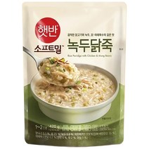 비비고 녹두닭죽, 420g, 19개