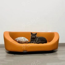 강아지수면침대 고급 강아지 애견 반려견 소파 캠핑 휴대용 대형견 침대 우스어스, M, B