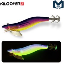 피싱메카 키로오버 톨피도 버젼2 팁런에기 3호 선상에기 팁런전용, 25g, 4번 퍼플옐로우-바디축광