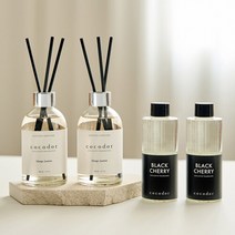 코코도르 디퓨저 화이트라벨 200m + 리필액 200ml, 06_W디퓨저200ml/숲속새벽공기/005_리필200ml/너의비누향