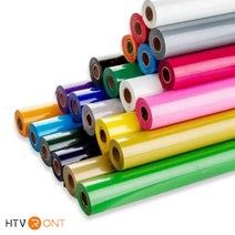 HTV론트 시트지 30.48cm X 4.877m 커팅 품질을 높여주는 투명 PET 속지 실루엣 카메오 포트레이트 호환, 글로시 화이트
