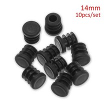 뜨거운 10pcs 플라스틱 가구 다리 블랙 블랭킹 엔드 캡 가구 피트 내마모성 의자 다리 모자 바닥 보호 미끄럼 방지, 14mm, 14mm, 14mm