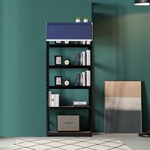 무볼트 앵글선반+블라인드세트 1200x600x2400 6단 .아도라하우스, 블랙6단
