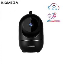 CCTV카메라 INQMEGA HD 1080P 클라우드 무선 IP 카메라 인텔리전스 오토 트래킹 휴먼 홈 보안 감시 CCTV 네트워크 WiFi 카메라 호환, 1080P-Black add 32GB, AU 플러그