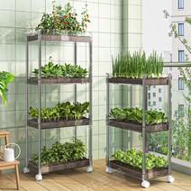 식물재배기 실내 발코니 상추 야채 채소 재배 가정용 스마트팜, 2단 M