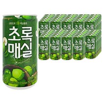 제트스카이 웅진 초록매실, 180ml, 60캔