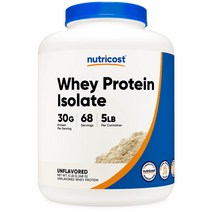 웨이 프로틴 아이솔레이트 5lb 무맛 1병, 2268g, 1개