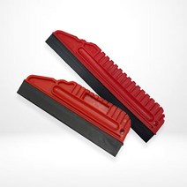유리창 시공용 밀대 이중날 고무헤라