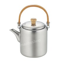 아이자와공방 티팟 스테인리스 포트 일본 티폿 차 주전자 티포트 스텐 400ml, C 400ml