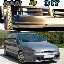 Fiat Brava / Bravissimo / Bravo Tune 자동차 수정 바디 키트 VIP Hella Flush Lips 용 자동차 범퍼 립 프론트 스포일러 스커트 디, 보여진 바와 같이, 1개