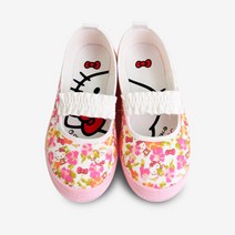 아사히 일본 직수입 정품 브랜드/유아 아동 학생 학교/캐릭터 운동화/아사히 헬로키티 플라워 실내화