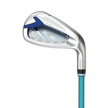 일본스펙 22 젝시오12 레이디스 7아이언 여성용 아이언세트 카본 던롭스포츠, 단일 항목 수 AW 로프트 50도, 플렉스 : L + 블루