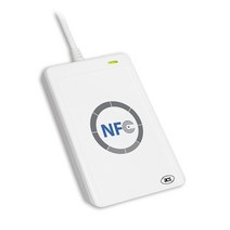 오리지널 usb acr122u nfc rfid 카드 리더기 4 가지 유형의 isoiec18092 태그 1 sdk cd, 러시아