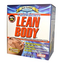 라브라다뉴트리션 Labrada Nutrition 카브 와처스 린 바디 하이-프로틴 식사 대용 쉐이크 단백질 보충제, 20개입 × 1개