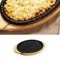 영일 맥반석 타원 스테이크판 철판 콘치즈판 콘버터구이 불판, 맥반석 타원 스테이크판 3호