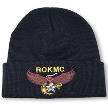 마린마크포 해병모자 해병대모자 해병대비니 패션비니 검정 마린