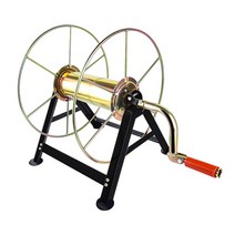 농업용 호스 정리 감기 수동 파이프 랙 릴 원형 롤러, 200m 추가 두께 유형 1.2m 튜브 가능