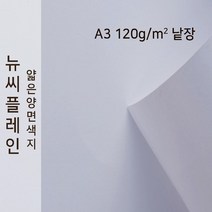 뉴씨플레인 종이문화 얇은 양면색지 120g A3 낱장 1매 No.52 라벤더, 1장