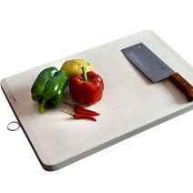 나무도마 안동도마 명품도마 우드 나무 감성 도마 버드 단단한 전체 패널 직사각형 대형 부엌 칼 보드 가정용, 전통 마른 버드나무 통나무 40302.5cm