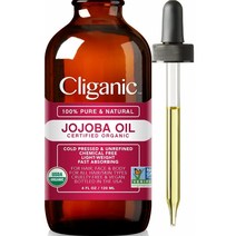 클리가닉 비정제 호호바오일 미국 유기농 효능 냉압착 120ml