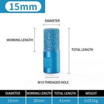 별지시기 고출력 다이아몬드 스트레이트 라우터 비트 커터 앵글 그라인더 10mm 15mm 6mm 나이프, [01] 10mm, [02] 15mm