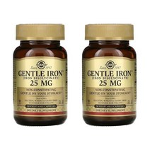 솔가 젠틀 철분 25mg 베지터블 90캡슐 2개세트 2통세트 약들약 고약사