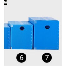 택배박스 대형박스 창고 다단적재 플라스틱 이사박스 7호 계절옷보관 이삿집포장 튼튼한상자, 1개, 이사박스 7호 파랑