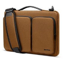 탐탁 tomtoc 360 노트북 숄더백 가방 13-17.3인치 수납 가능(5개 색상), Brown