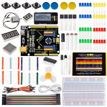 아두이노 키트 Keyestudio-플러스 보드 Arduino 스타터 키트용 기본 DIY 스크래치 그래픽 프로그래밍 전자 20 프로젝트, 01 With Plus Board