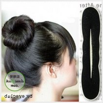 특대 스펀지올림머리핀 똥머리밴드 당고머리밴드 당고 볼륨머리핀 당고밴드 똥머리스펀지 똥머리만들기 뽕, BT-특대