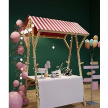 이동식 매대 플리마켓 접이식 판매대 맞춤제작, 1개, 1.3x60x2.1 그린