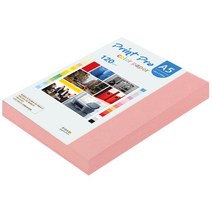 종이문화 프린트프로 칼라복사지 A5 120g No.24 핑크 160매