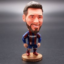 축구선수피규어 차량모형장식 캐리커쳐축구선수 캐리커쳐피규어 생일선물 미니피규어 인형 스타플레이어 기념품, 바르사메시 6.5cm