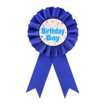 파티짱 생일 뱃지 브로치 선물 장식, 블루