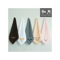 송월 크리스마스 스토리 수건, 5장, 랜덤(품절컬러제외)