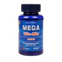 Holland & Barrett 홀랜드 앤 바렛 메가 비타민 틴 청소년 영양제 Mega VitaMin Teens 120캡슐, 1세트