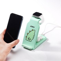 카카오프렌즈 죠르디 3in1 아이폰 고속충전 거치대 무선충전기 워치 에어팟