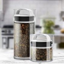 Prepara 진공 밀폐 용기 진공 밀폐용기 톨1+숏1 세트, 단품