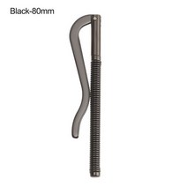 가방 수리 부품 지퍼 교체 내구성 bifold 간단한 현금 홀더 바 지갑 머니 클립, 블랙-80mm
