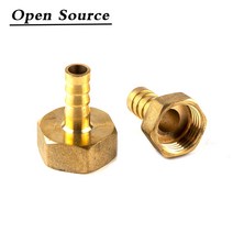 에어카플러 공압 파고다 커넥터 호스 바브 암나사 황동 파이프 피팅, 03 8mm_05 1/4