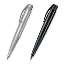 파버카스텔 코닉 볼펜 0.7mm 삼각형 고급 선물용 명품 단색펜 노크식 색상선택, 실버