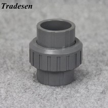 주름관 부속 1pcs i.d20 50mm pvc 유니온 커넥터 소켓 조인트 커플 링 수족관 정원 관개 수경 시스템 수도관 피팅, 1개, 내경 50mm