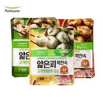 풀무원 [풀무원]얇은피 꽉찬 속 김치+고기+고기깻잎(각 400g x 2봉)