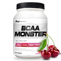 BUP BCAA몬스터 체리맛 아미노산 헬스보충제 BCAA, 1통, 500g