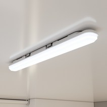 우리조명 LED 600mm 30W 일자등 스틸브라켓 사무실 창고 주방 간단한 조명, 1개