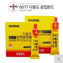 오공본드 601T 노란본드 60ml 접착제, 1개