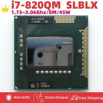 코어 i7620M i7640M i7720QM i7740QM i7820QM i7840QM i7920XM i7940XM 노트북 CPU 프로세서 소켓 G1 PGA988 HM55 HM57, 05 i7 820QM VRAM1G