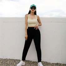 순이들 여성 에어 라벨 조거팬츠